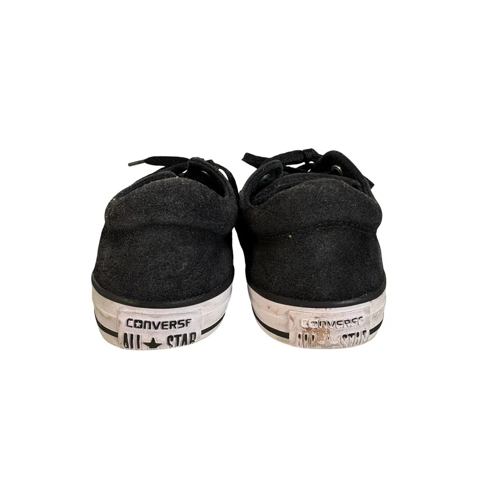 Converse Chuck Taylor All Star Madison Black Suede Low Top Sneakers 557978C 8W - Picture 3 of 8